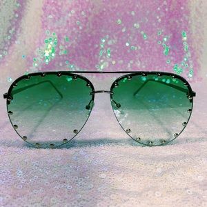 Mint Green Sunglasses